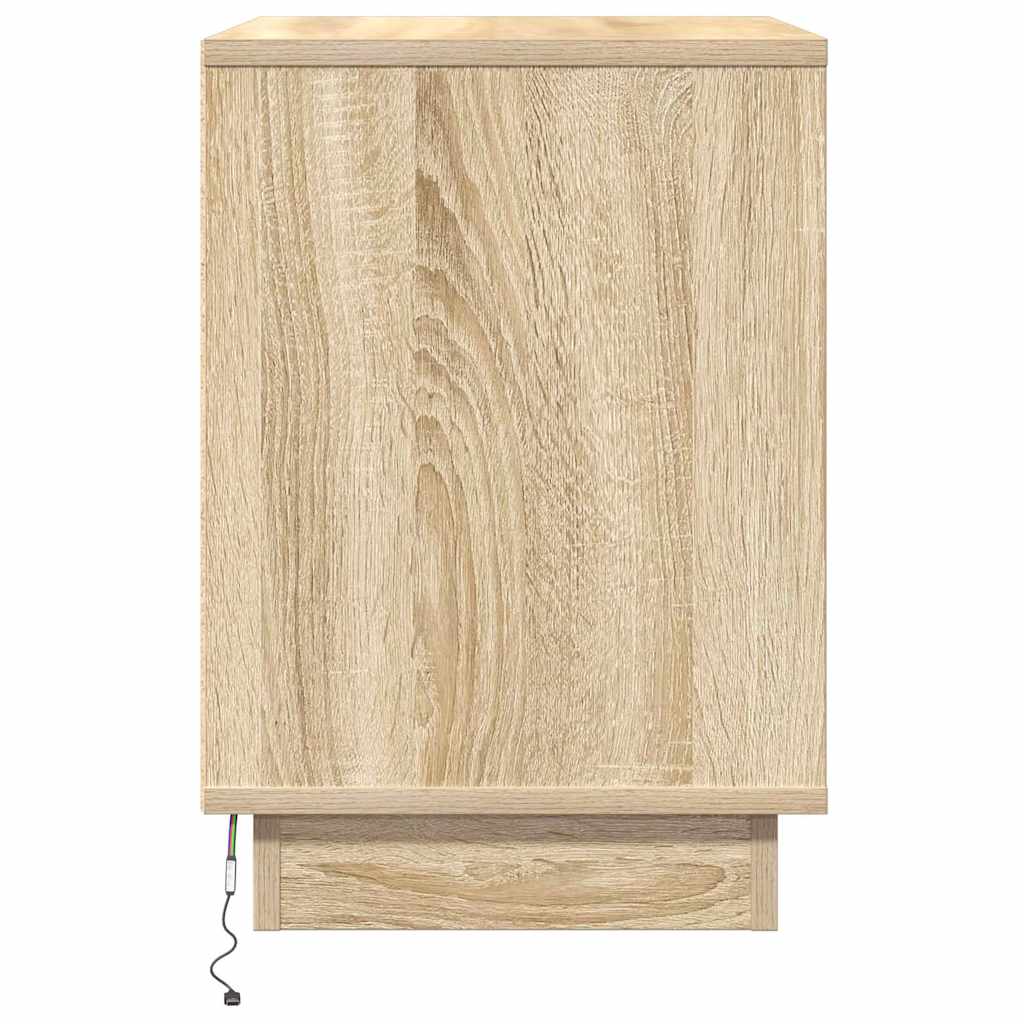 Natskab 2 pcs Sonoma eg 50 x 34,5 x 50 cm. Konstrueret træ