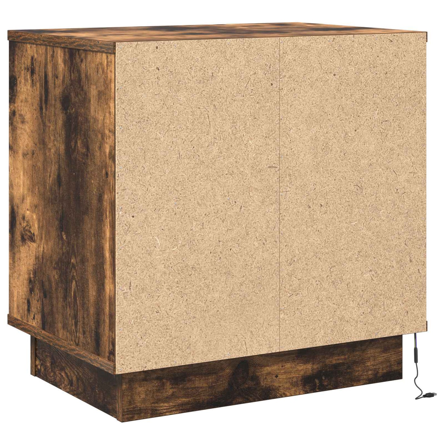 Natskab 2 pcs Røget eg 50 x 34,5 x 50 cm. Konstrueret træ