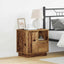 Natskab 2 pcs Gammelt træ 50 x 34,5 x 50 cm. Konstrueret træ