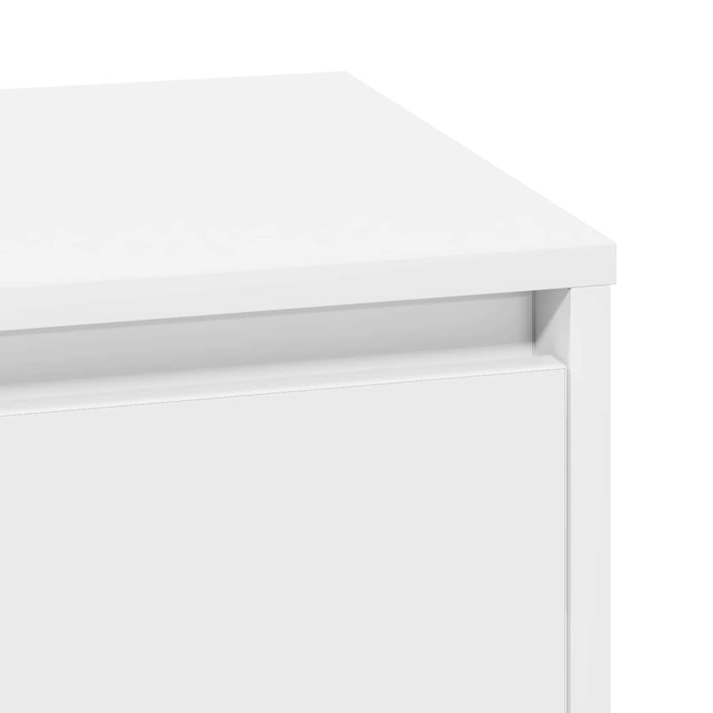 Natskab 2 pcs Hvid 39 x 34,5 x 50 cm Konstrueret træ