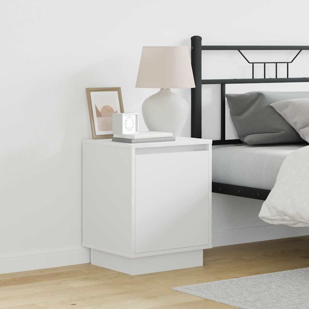 Natskab 2 pcs Hvid 39 x 34,5 x 50 cm Konstrueret træ