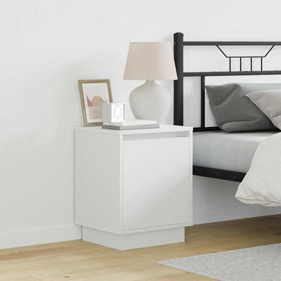 Natskab 2 pcs Hvid 39 x 34,5 x 50 cm Konstrueret træ