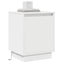 Natskab 2 pcs Hvid 39 x 34,5 x 50 cm Konstrueret træ