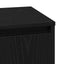 Natskab 2 pcs Sort eg 39 x 34,5 x 50 cm Konstrueret træ