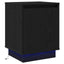 Natskab 2 pcs Sort eg 39 x 34,5 x 50 cm Konstrueret træ