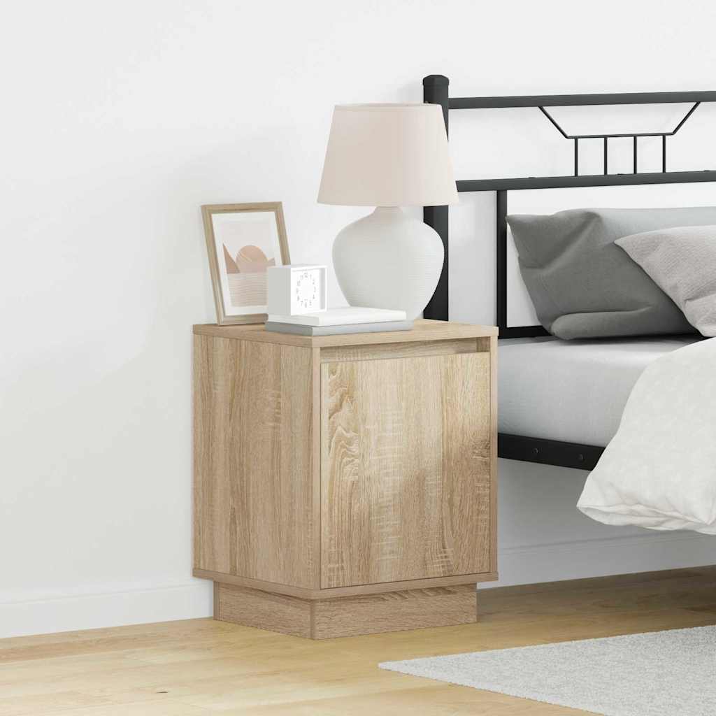 Natskab 2 pcs Sonoma eg 39 x 34,5 x 50 cm Konstrueret træ billede
