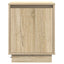 Natskab 2 pcs Sonoma eg 39 x 34,5 x 50 cm Konstrueret træ