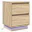 Natskab 2 pcs Sonoma eg 39 x 34,5 x 50 cm Konstrueret træ