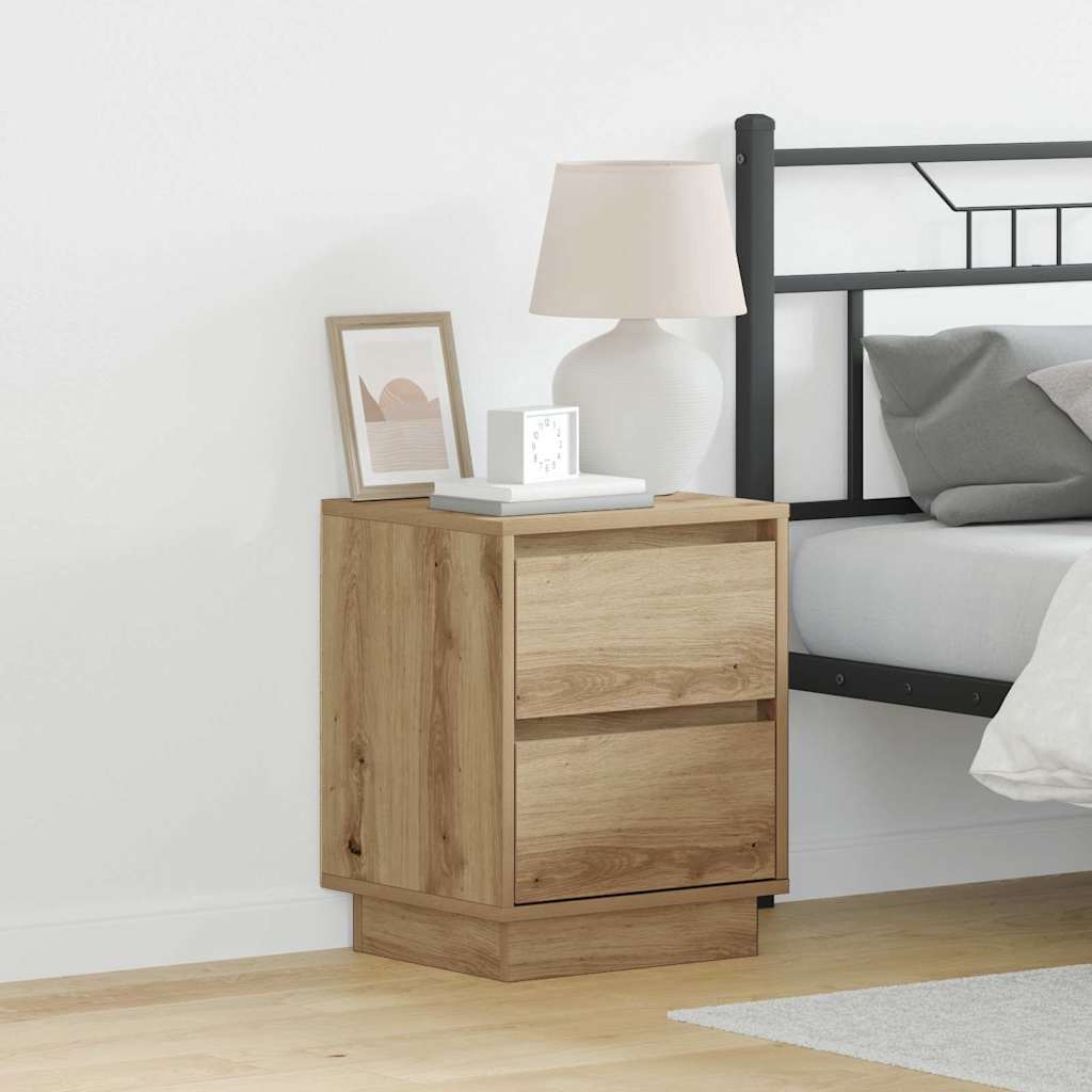 Natskab Artisan Egetræ 39 x 34,5 x 50 cm Konstrueret træ billede