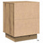 Natskab 2 pcs Artisan Egetræ 39 x 34,5 x 50 cm Konstrueret træ