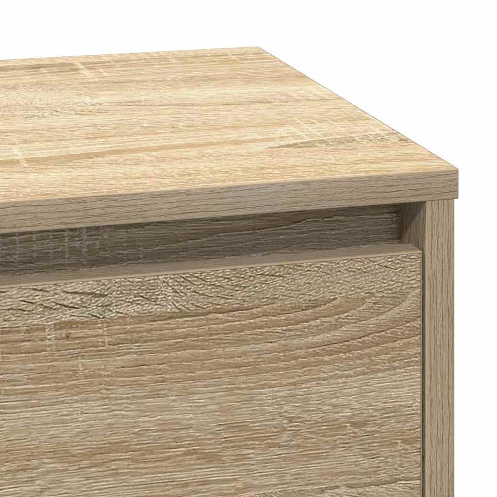 Natskab med skuffe Sonoma eg 71 x 34,5 x 75 cm Konstrueret træ