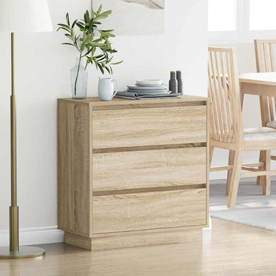 Natskab med skuffe Sonoma eg 71 x 34,5 x 75 cm Konstrueret træ