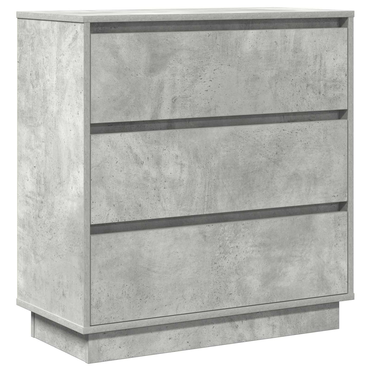 Natskab med skuffe Beton Grå 71 x 34,5 x 75 cm Konstrueret træ