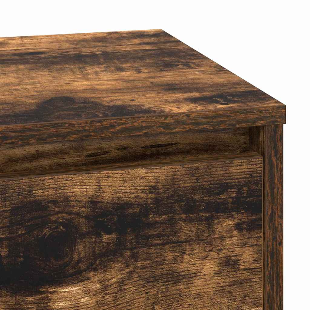 Natskab med skuffe Røget eg 71 x 34,5 x 75 cm Konstrueret træ