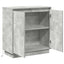 LED Sideboard Betongrå 71 x 34,5 x 75 cm Konstrueret træ