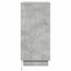LED Sideboard Betongrå 71 x 34,5 x 75 cm Konstrueret træ