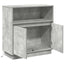 LED Sideboard Betongrå 71 x 34,5 x 75 cm Konstrueret træ