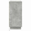 LED Sideboard Betongrå 71 x 34,5 x 75 cm Konstrueret træ