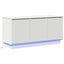 TV-skab Hvid 100 x 38 x 49 cm Konstrueret træ