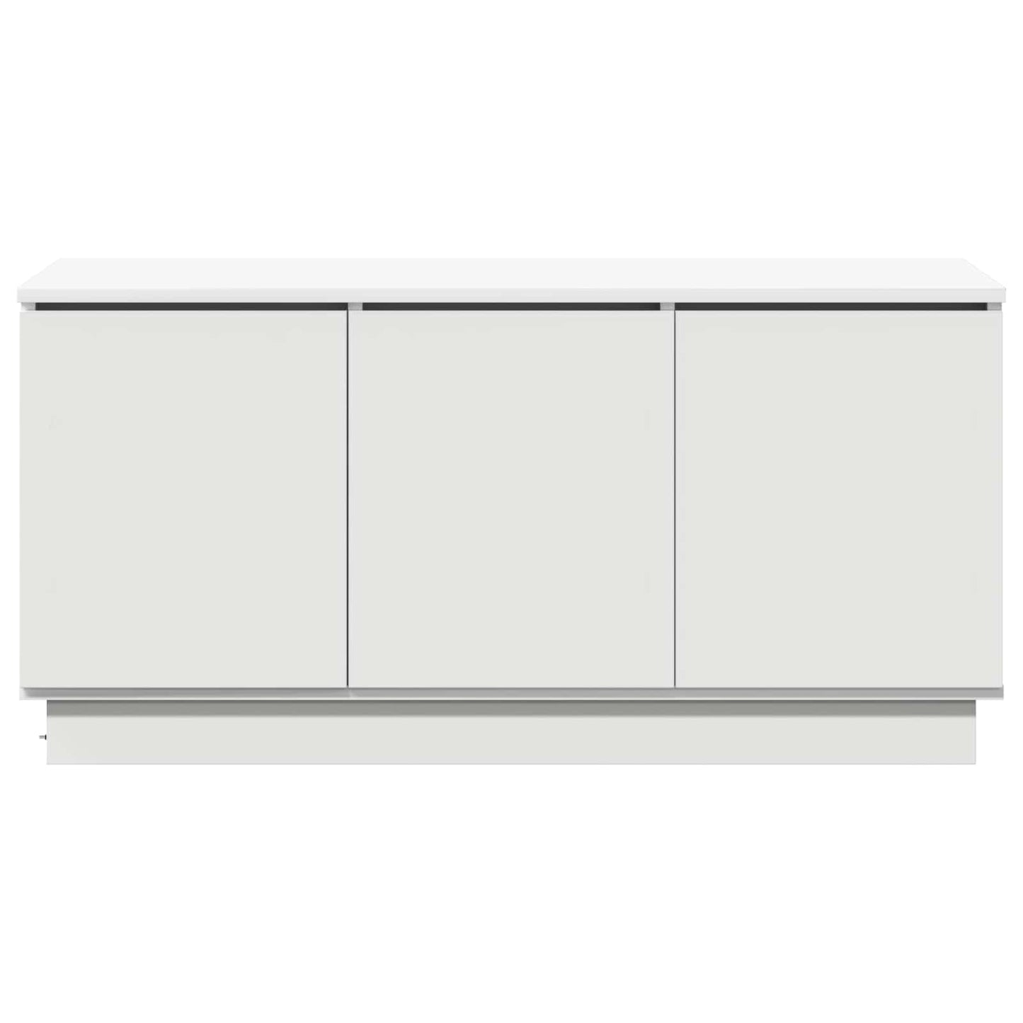 TV-skab Hvid 100 x 38 x 49 cm Konstrueret træ
