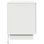 TV-skab Hvid 100 x 38 x 49 cm Konstrueret træ
