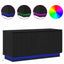 TV-skab Sort eg 100 x 38 x 49 cm Konstrueret træ