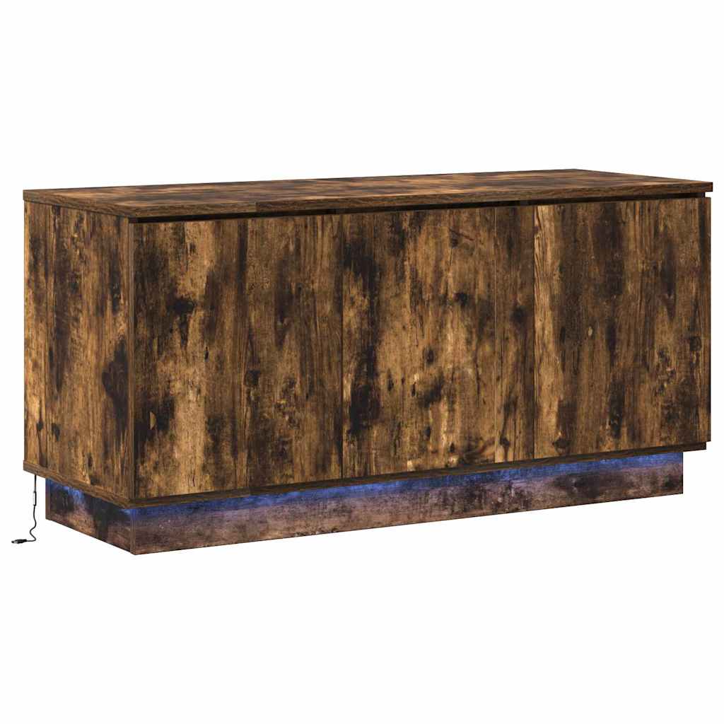 TV-skab Røget eg 100 x 38 x 49 cm Konstrueret træ