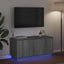 TV-skab Grå Sonoma 100 x 38 x 49 cm Konstrueret træ