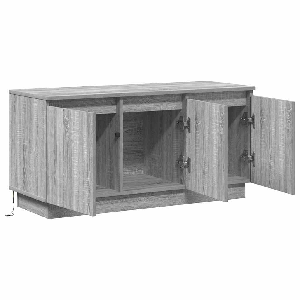 TV-skab Grå Sonoma 100 x 38 x 49 cm Konstrueret træ