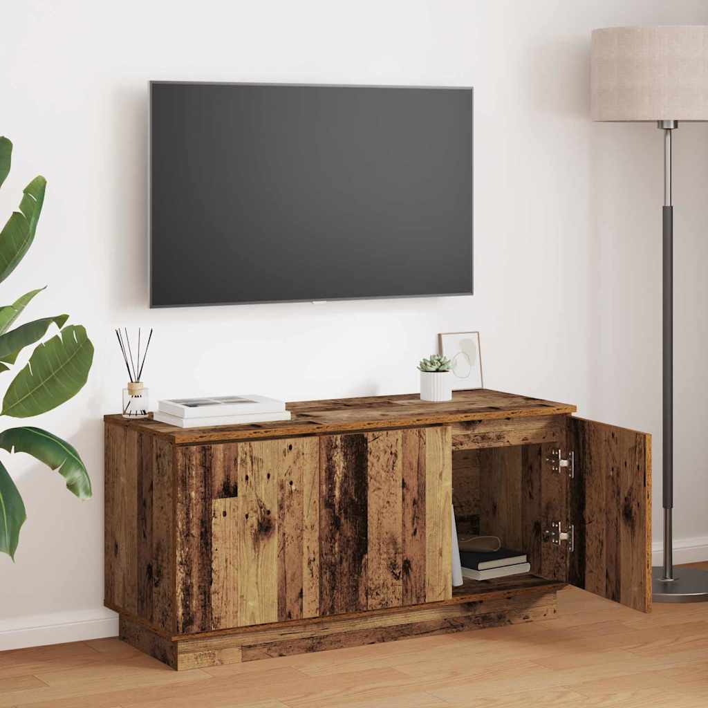 TV-skab Gammelt træ 100 x 38 x 49 cm Konstrueret træ