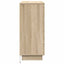 LED Sideboard Sonoma eg 90 x 32 x 75 cm Konstrueret træ