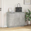 LED Sideboard Beton Grå 90 x 32 x 75 cm Konstrueret træ