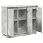 LED Sideboard Beton Grå 90 x 32 x 75 cm Konstrueret træ