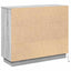 LED Sideboard Grå Sonoma 90 x 32 x 75 cm Konstrueret træ