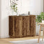 LED Sideboard Gammelt træ 90 x 32 x 75 cm Konstrueret træ