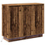 LED Sideboard Gammelt træ 90 x 32 x 75 cm Konstrueret træ