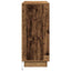 LED Sideboard Gammelt træ 90 x 32 x 75 cm Konstrueret træ