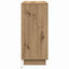 LED Sideboard Artisan Egetræ 90 x 32 x 75 cm Konstrueret træ