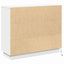 LED Sideboard Hvid 90 x 32 x 75 cm Konstrueret træ