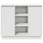 LED Sideboard Hvid 90 x 32 x 75 cm Konstrueret træ