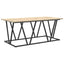 Sofabord Sonoma eg 100 x 50 x 40 cm Samlet træ og metal