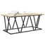 Sofabord Sonoma eg 100 x 50 x 40 cm Samlet træ og metal
