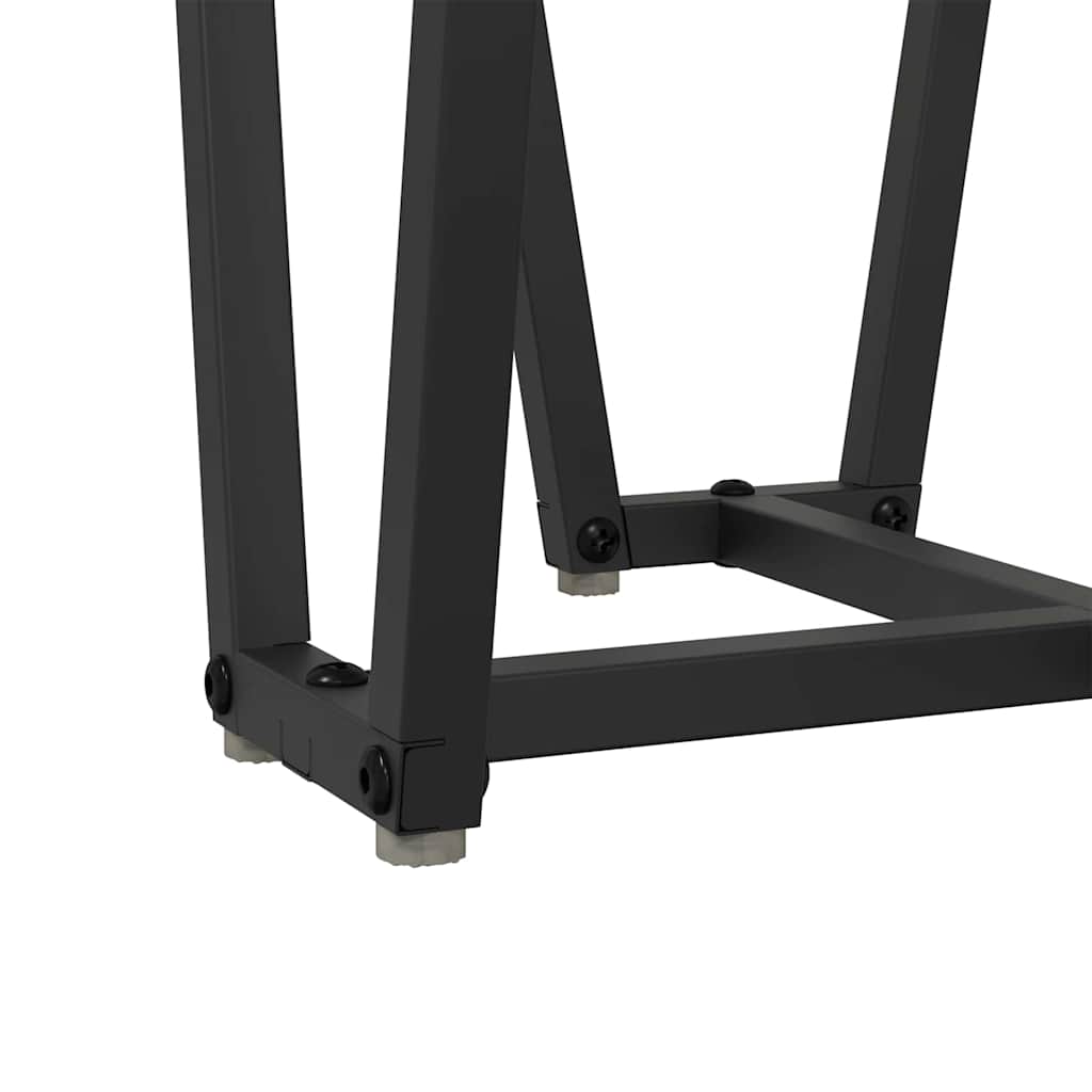 Sidebordssæt 2 pcs Sort eg