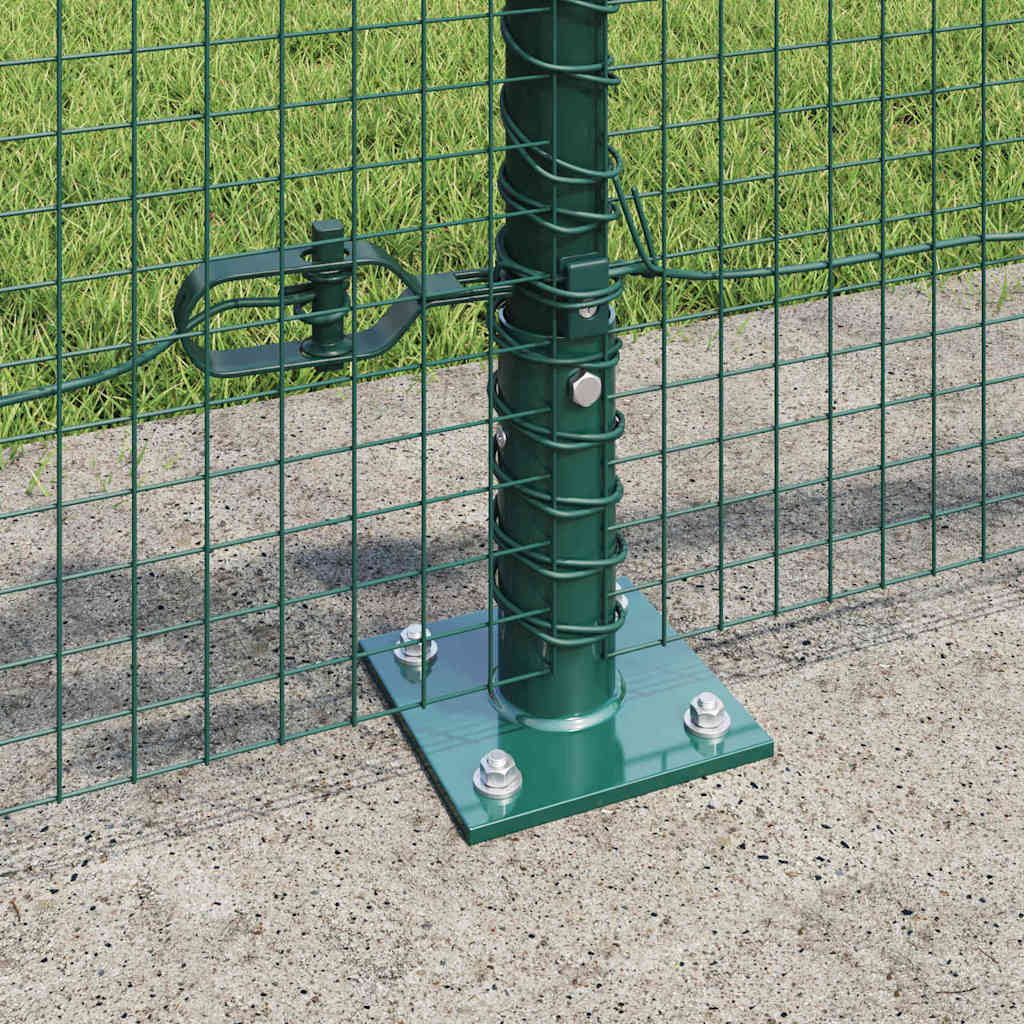Svejset Trådhegn med Betonsokkel 10 x 0,5 m PVC-belagt stål