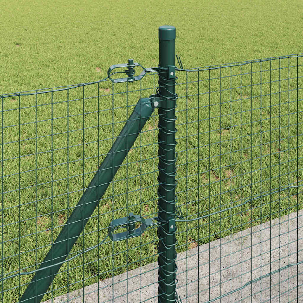 Svejset Trådhegn med Betonsokkel 10 x 0,5 m PVC-belagt stål
