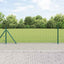 Svejset Trådhegn med Betonsokkel 10 x 0,5 m PVC-belagt stål