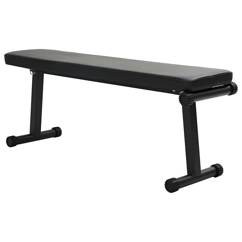 Vægtbænk Sort 108 x 27 x 41 cm Pulverlakeret stål billede