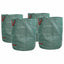 Havematerialeposer 4 pcs Grøn 66 x 66 x 83,5 cm Polypropylen