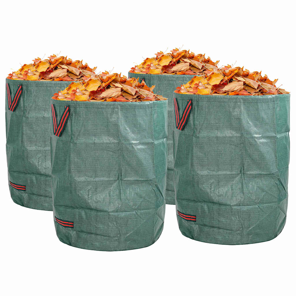 Havematerialeposer 4 pcs Grøn 66 x 66 x 83,5 cm Polypropylen