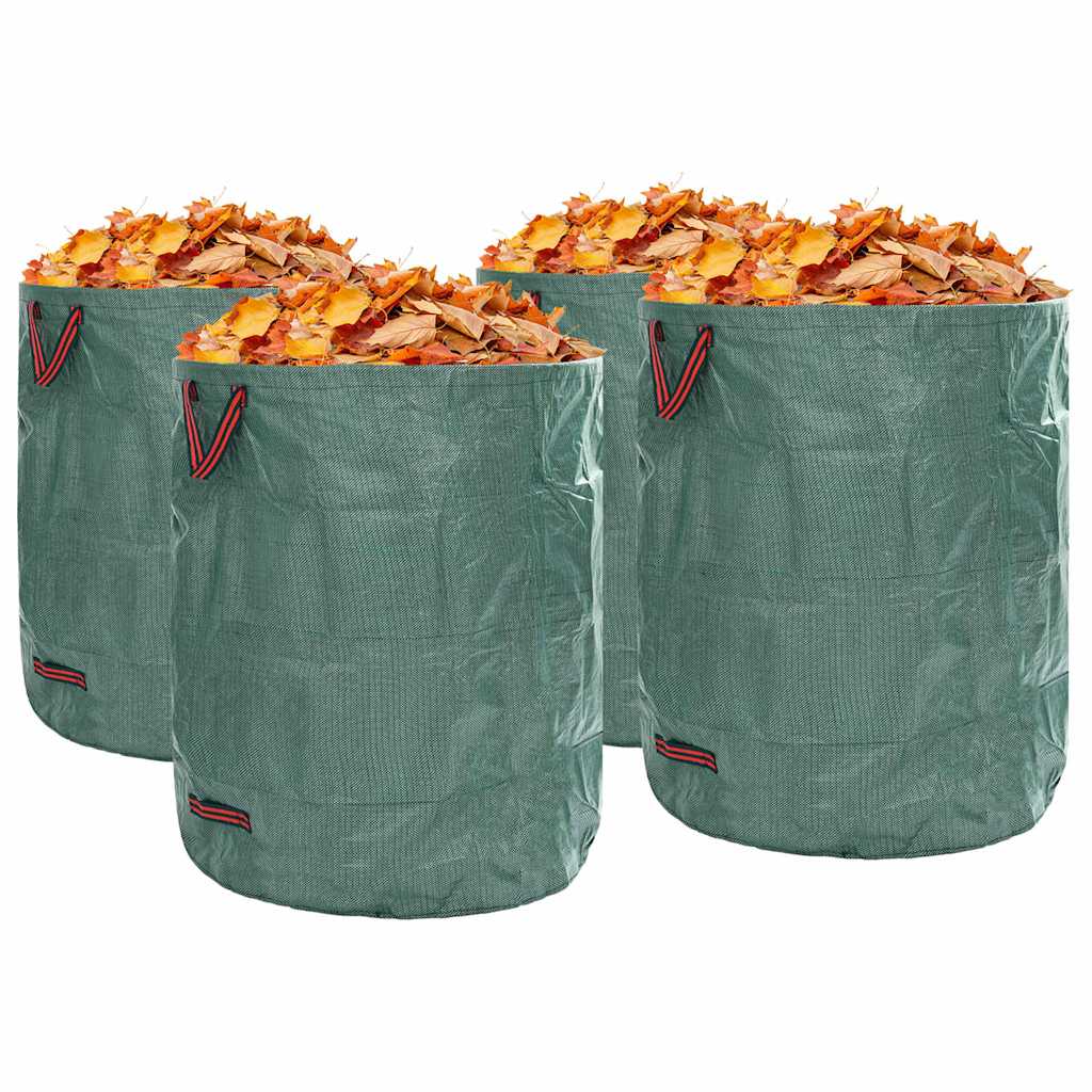 Havematerialeposer 4 pcs Grøn 79 x 79 x 99,5 cm Polypropylen